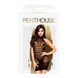 Мини-платье сетка с горлом Penthouse - Epic Night Black S/L, Черный