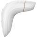 Вакуумный клиторальный стимулятор Satisfyer Pro 1+ Vibration с вибрацией, Білий