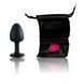 Анальна пробка Dorcel Geisha Plug Ruby XL з кулькою всередині, створює вібрації, макс діаметр 4,5 см, Черный
