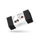 Кожаные наручники Liebe Seele Wine Red Wrist Cuffs, съемная цепочка-крепеж