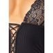 (SALE) Боди монокини с глубоким декольте ZOJA BODY black 4XL/5XL - Passion, Чорний