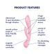 Вибратор-кролик Satisfyer Triple Oh Pink