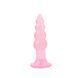 Рифленная анальная пробка Chisa Hi-Rubber Bumpy Butt Plug