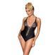 (SALE) Боди монокини с глубоким декольте ZOJA BODY black 4XL/5XL - Passion, Чорний