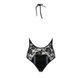 Боди с очень глубоким декольте DARYL BODY black L/XL - Passion, Черный