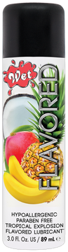 Съедобный Лубрикант&nbsp;Wet Flavored&nbsp;Tropical&nbsp;Fruit&nbsp;Explosion (вкус тропик)&nbsp;89 мл