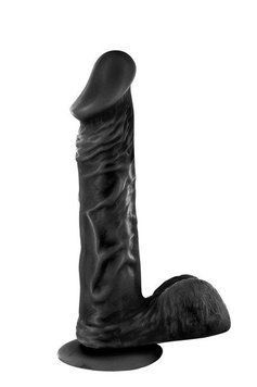 Фалоімітатор Real Body &mdash; Real Tony Black, TPE, діаметр 3,5 см