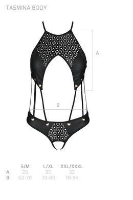 TASMINA BODY black L/XL - Passion