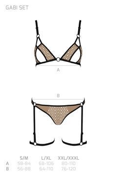 GABI SET beige S/M - Passion