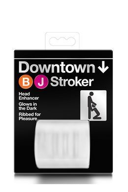 Мастурбатор для оральних ласк Blush Downtown Stroker прозорий