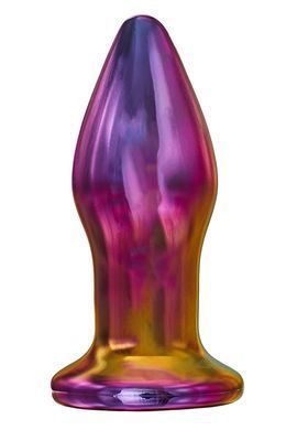 Анальная пробка с вибрацией стеклянная Dream Toys GLAMOUR GLASS PLUG