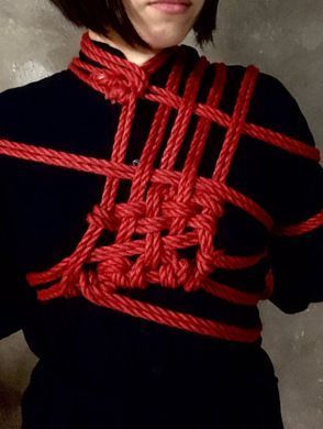 Мотузка для бондажу Taboom Вondage Ropes червона, 5 м