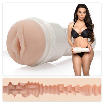 Мастурбатор Fleshlight Girls: Lana Rhoades - Destiny, со слепка вагины, очень нежный, Телесный