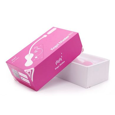 Смарт-вагінальні кульки Magic Motion Kegel v2, класична форма, для тренувань і задоволення, Рожевий