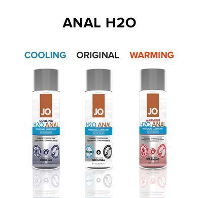 Анальна змазка System JO ANAL H2O &mdash; ORIGINAL (240 мл) на водній основі, рослинний гліцерин