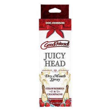 Увлажняющий оральный спрей Doc Johnson GoodHead - Juicy Head - Strawberries and Champagne 59мл