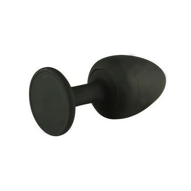 Анальна пробка Dorcel Geisha Plug з кулькою всередині, створює вібрації, макс. діаметр 3,2см, Черный