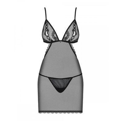 Пеньюар Obsessive Millagro та стрінги S/M