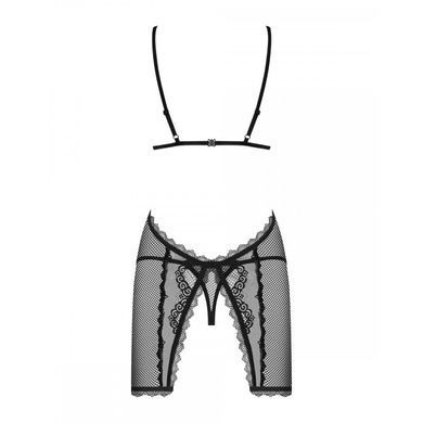 Пеньюар Obsessive Millagro та стрінги S/M
