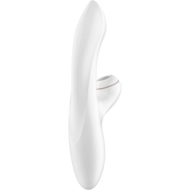 Вакуумный вибратор-кролик Satisfyer Pro Plus G-Spot Rabbit, первый кролик с вакуумом и вибрацией, Белый