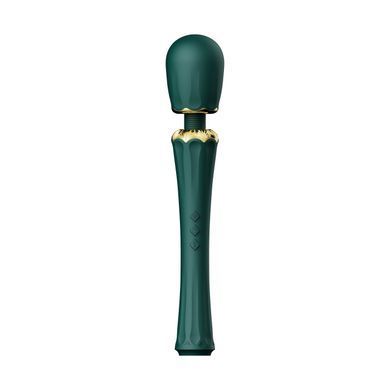 Вибромассажер с насадками Zalo &mdash; Kyro Wand Turquoise Green