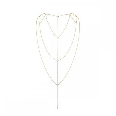 Ланцюжок для спини Bijoux Indiscrets Magnifique Back and Cleavage Chain -Silver, прикраса для тіла