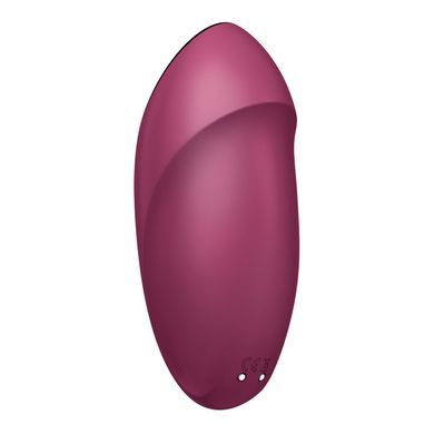 Вибростимулятор-пульсатор Satisfyer Tap & Climax 1 Red, эффект постукивания пальцем, 2 мотора