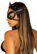 Leg Avenue Vegan leather studded catmask Black