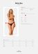 Сетчатые трусики под омбре Obsessive Bella Rou panties XS/S