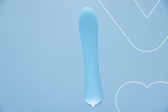 Вибратор с подогревом FairyGasm WowGenie blue, подогрев до 42 &deg;C