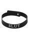 Нашийник силіконовий чокер з написом Slut