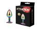 Металева анальна пробка MAI Attraction Toys №72 Rainbow