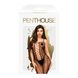 Бодистокинг со шнуровкой и вертикальными швами Penthouse - Drop-dead Tasty Black S/L, Черный