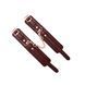 Кожаные поножи Liebe Seele Wine Red Ankle Cuffs, съемная цепочка-крепеж