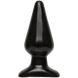Анальная пробка Doc Johnson Smooth Classic Large - Black, макс. диаметр 5,7см, Черный