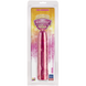 Фаллоимитатор Doc Johnson Radiant Gems 8 Inch Fuchsia, диаметр 4,3см, антибактериальный ПВХ, Вишневый