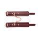 Кожаные поножи Liebe Seele Wine Red Ankle Cuffs, съемная цепочка-крепеж