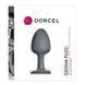 Анальна пробка Dorcel Geisha Plug з кулькою всередині, створює вібрації, макс. діаметр 3,2см, Черный