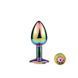 Металева анальна пробка MAI Attraction Toys №72 Rainbow