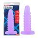 Велика анальна пробка Chisa Hi-Rubber Chubby Anal Plug Purple