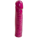 Фаллоимитатор Doc Johnson Radiant Gems 8 Inch Fuchsia, диаметр 4,3см, антибактериальный ПВХ, Вишневый