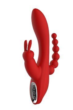 Вибромассажер тройной Dream toys RED REVOLUTION HERA