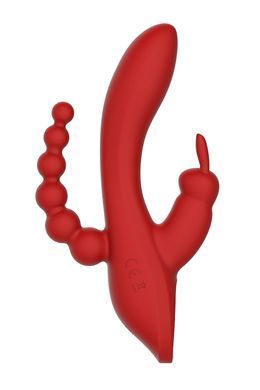 Вибромассажер тройной Dream toys RED REVOLUTION HERA