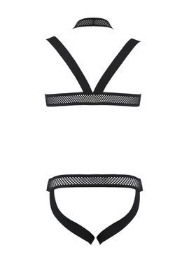 Комплект мужского белья с креплениями Passion Jacob XXL/XXXL, черный, трусы, шлейка