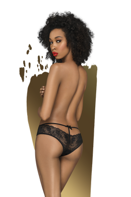 Сексуальні трусики Penthouse Adore me black(L/XL)