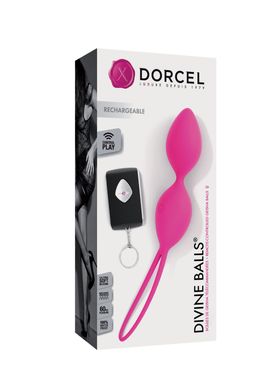 Вагинальные шарики Dorcel Divine Balls, диаметр 3,5см, вес 91гр, Розовый