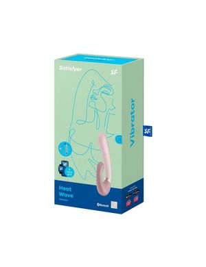 Смарт вибратор-кролик с подогревом Satisfyer Heat Wave Mauve