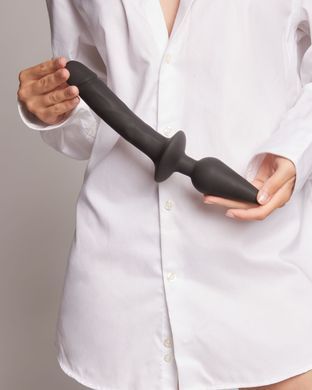Анальна пробка з дилдо Strap-On-Me SWITCH PLUG-IN REALISTIC DILDO BLACK - L