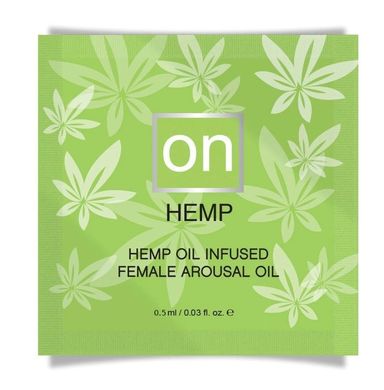 Пробник возбуждающего масла Sensuva - ON for Her Hemp Infused Arousal Oil (0,5 мл)