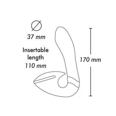 Shunga Soyo Raspberry Vaginal-Citoris Vibrator, Малиновый